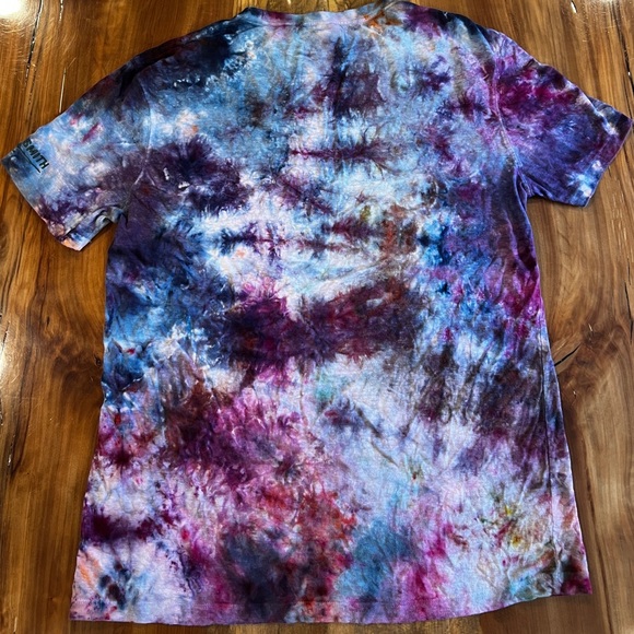 Custom tie dye on Hempsmith base short ($40 before dye applied) - Picture 2 of 4